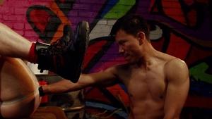 Fisting Central: Ginger Takes Gloved Fist from Latino