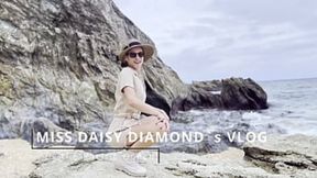 Eating Chocolate Cake by the Diamond Blue Beach