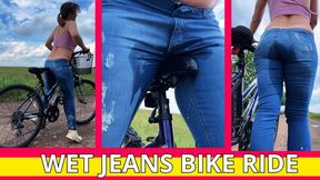 Bicycle Breakdown Panic – Desperate Piss in Jeans on Country Road
