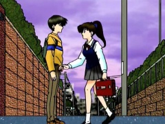 Cute anime hottie working cock in mouth and cunt gets jizzed