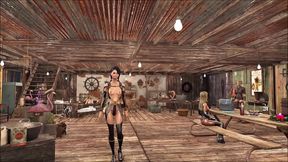 Sexy Brunette Top Model Chyler Leigh Shows Off Fallout 4 Fashion