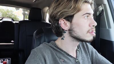Michael Roman is enjoying in some glory hole cock sucking