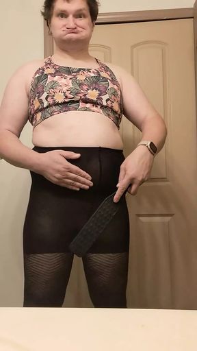 Spanking cock and balls