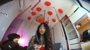 beautiful and sensual girl cuts off my cock