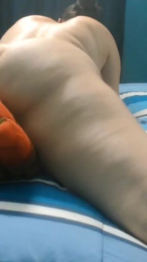 Must-see moment from &quot;Horny curvy ass milf humping travel pillow&quot;