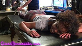 Richard Nailder gives stunning black girl multiple orgasms with his tongue and thick old cock