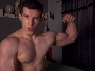 JOI I educate my student Spanish but this chab doesn't stop looking at my muscles with subtitles