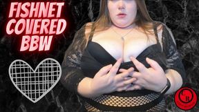 Fishnet Covered BBW - CurvyRedhead - WMV