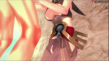 Eremite Loremaster blowjob pink hair npc | 1 | Genshin Impact | Full &amp_ Pov version on Sheer &amp_ PTRN: Fantasyking3