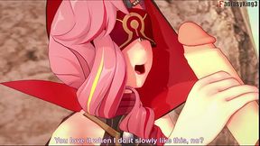 Eremite Loremaster blowjob pink hair npc | 1 | Genshin Impact | Full &amp_ Pov version on Sheer &amp_ PTRN: Fantasyking3
