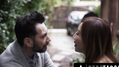 PURE TABOO Asian Babe Nicole Doshi Is Fiending For Cock After Catching Her Husband Cheating!