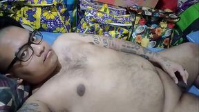 Vaibhav Jerks Off Naked On His Mattress