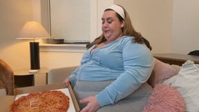 Whole Large Pizza after WG Shake