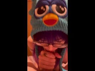 giving head & getting screwed in my furby hat ;three