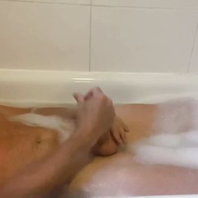 Bath Time, Hard Cock