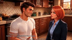 Stepmom Having Sex With Her Stepson In Kitchen Before Going Work