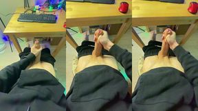 gotta bust a quick nut before my zoom class starts