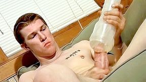 Straight, Ginger Guy's Naked Cum Covered Audition - Lee Barstow