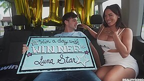 Luna Star - Mega Fan Wins A Ride 2