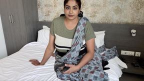 lovely widow stepsister fingering pussy caught by stepbrother started fucking hindi sex viral video