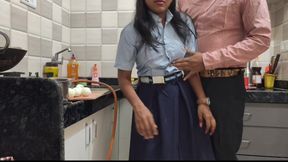 Indian Girl Fucked Her Teacher at Home First Time