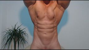 A Muscle Model Flexing Show