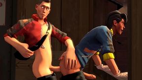 Dominated By The Window Featuring The Scout From Team Fortress 2