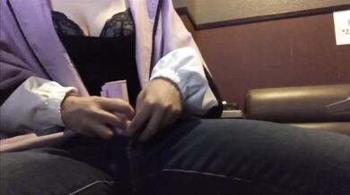 Young Japanese Amateur Female Sexy Solo Masturbation In Karaoke Box