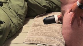 Cum as lube hands free blowjob toy mouth orgasm