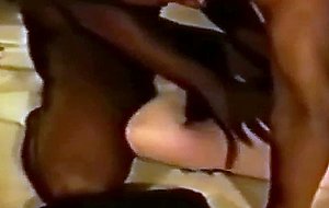Interracial home orgy