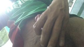 Massage and penis wiggle with happy ending