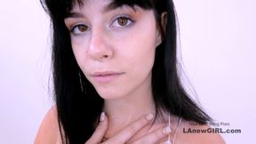 Hottie Egyptian looking Girl tests New Toys