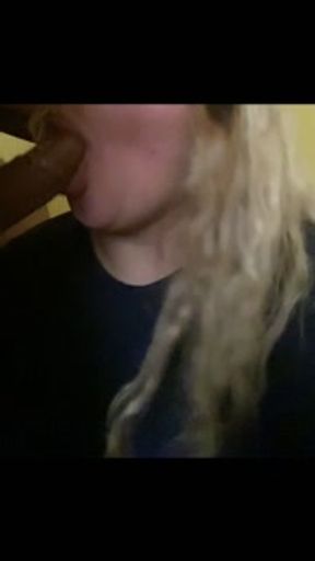 Sucking and taking milk in the mouth
