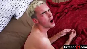 Stepbro Breaks In Brats Tight Hole With Hard Discipline Ride – 18+