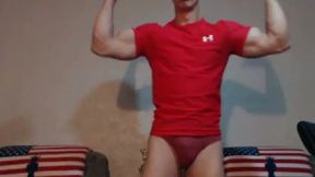 Muscled Cristian Private Show