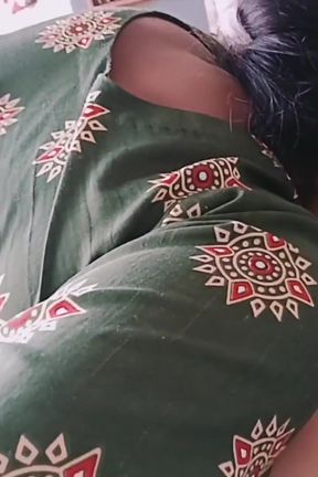 Desi Indian Marathi Pooja Feeds Her Student with Her Big Tits