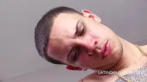 Gorgeous Latin Papi Olaf Shows His Huge Cock And Balls