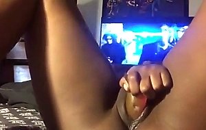 Black amateur cant stop cumming on web cam