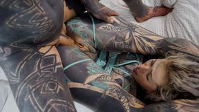 ”Extreme tattooed couple having anal sex - Anuskatzz”