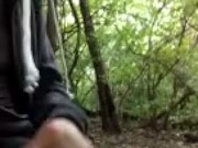 Jerking and sketching in the public park