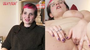 Ersties - Brunette Klara massages her sexy curves