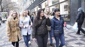 ”Girls Take Stranger to the Harem HomeParty”