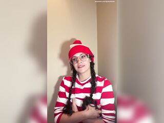 Breasty brunette hair Waldo bounces on it after u discover her lonely and feral