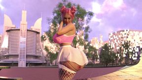 Thot Skip School to Fuck Ebony Futa Girlfriend in Central Park.mp4
