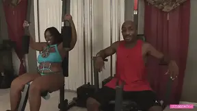 Huge Ebony GF gets nailed in doggy style