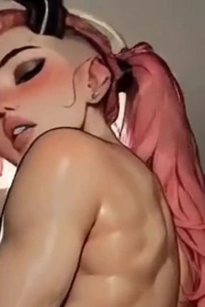 Camgirl Trans Sissy Showed off Her Delicious Ass in Front of the Live Camera! Pt2