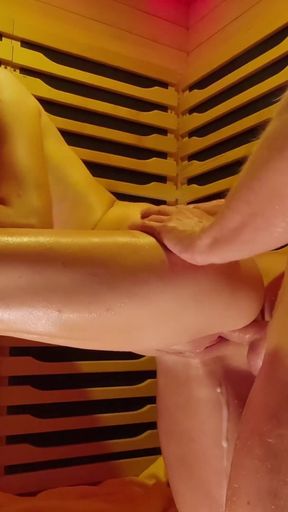 Memorable moment from &quot;PUBLIC SAUNA!!! Stranger Let me Fuck SQUIRTING and MULTIPLE CREAMPIE&quot;