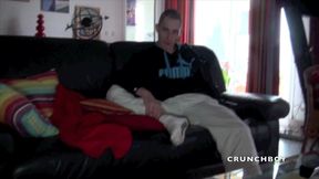 sextpae homemade outdoor with sneaker and foot domination