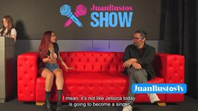 Jessica Sodi Mexicana de TETAS GRANDES cumple fantasia de una de sus Fans en show en PUBLICO