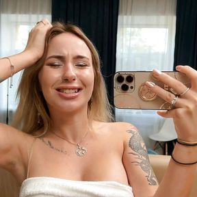 Sex Vlog - My first double penetration in years! Behind the scenes of porn creating - by Bella Mur